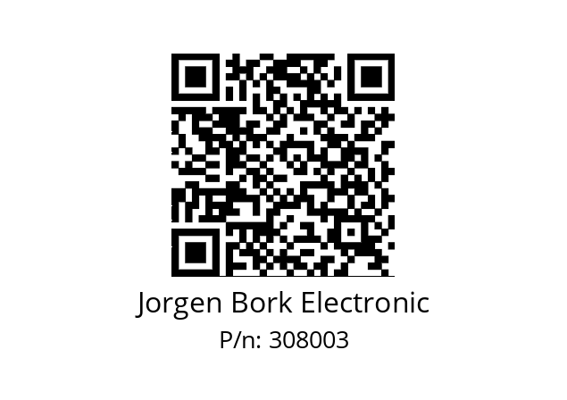   Jorgen Bork Electronic 308003