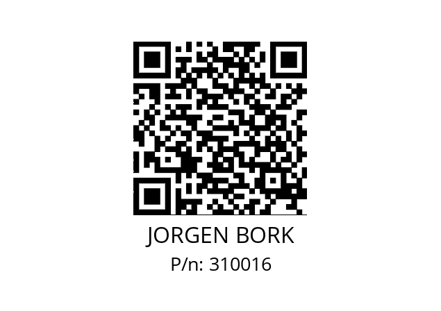   JORGEN BORK 310016