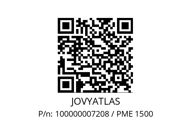   JOVYATLAS 100000007208 / PME 1500