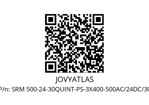   JOVYATLAS SRM 500-24-30QUINT-PS-3X400-500AC/24DC/30