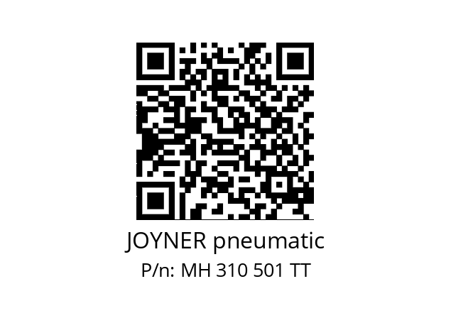   JOYNER pneumatic MH 310 501 TT