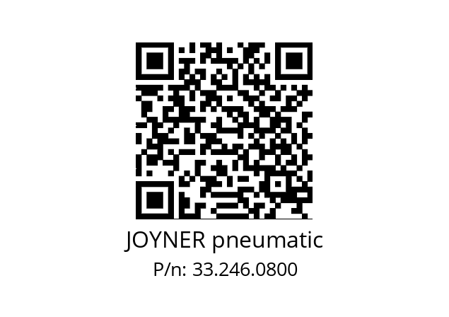   JOYNER pneumatic 33.246.0800