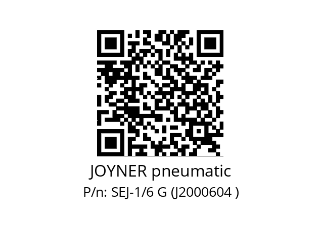   JOYNER pneumatic SEJ-1/6 G (J2000604 )