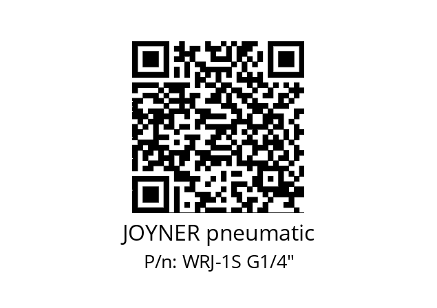   JOYNER pneumatic WRJ-1S G1/4"