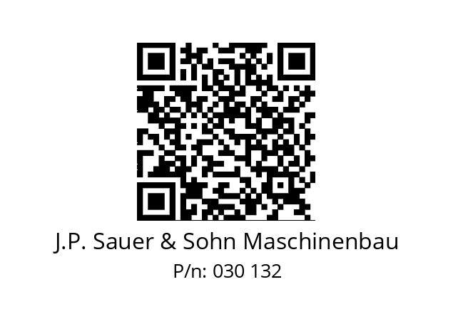   J.P. Sauer & Sohn Maschinenbau 030 132