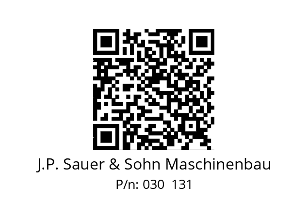   J.P. Sauer & Sohn Maschinenbau 030  131