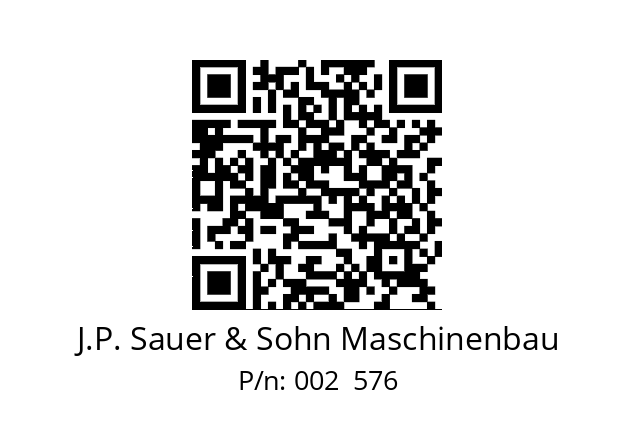   J.P. Sauer & Sohn Maschinenbau 002  576