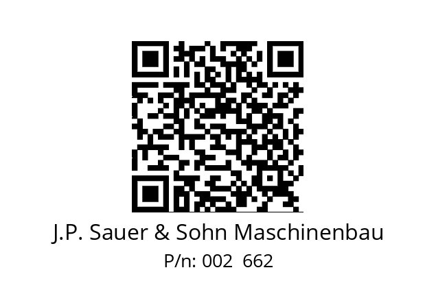   J.P. Sauer & Sohn Maschinenbau 002  662