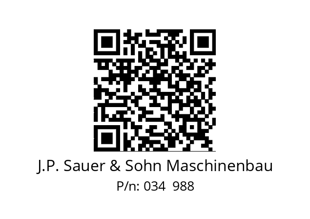   J.P. Sauer & Sohn Maschinenbau 034  988