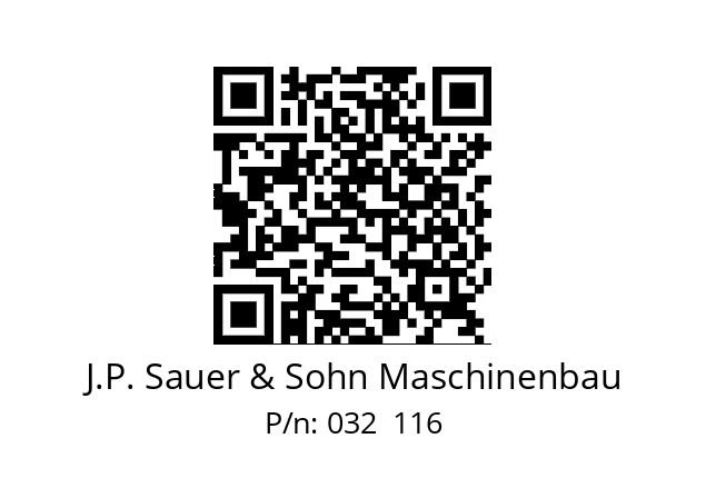   J.P. Sauer & Sohn Maschinenbau 032  116