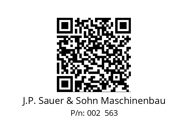   J.P. Sauer & Sohn Maschinenbau 002  563