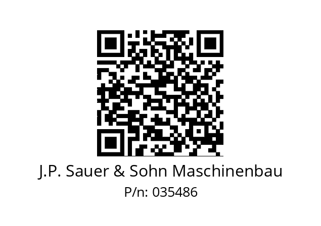   J.P. Sauer & Sohn Maschinenbau 035486