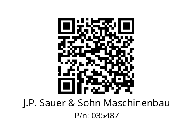   J.P. Sauer & Sohn Maschinenbau 035487