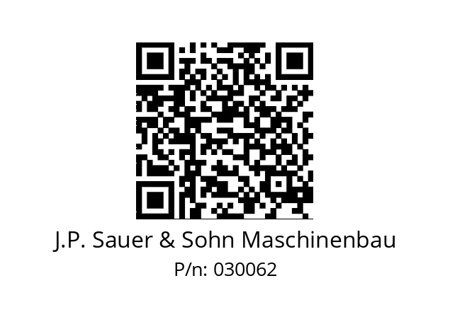   J.P. Sauer & Sohn Maschinenbau 030062