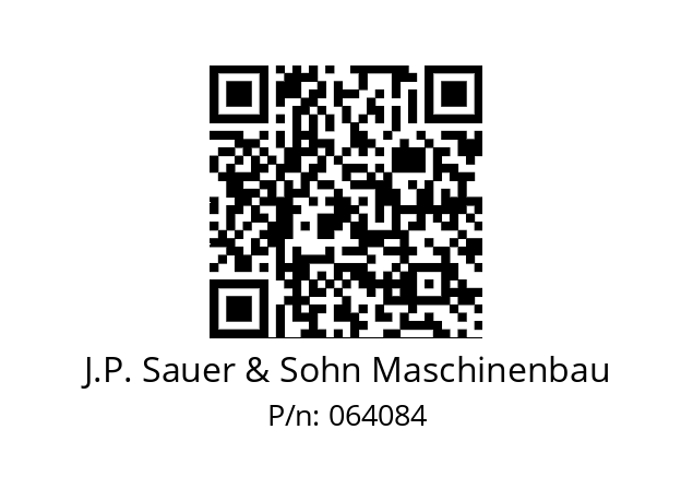   J.P. Sauer & Sohn Maschinenbau 064084