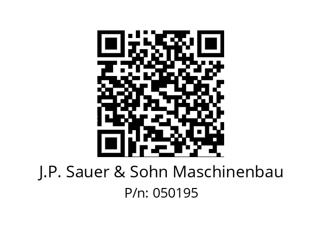   J.P. Sauer & Sohn Maschinenbau 050195