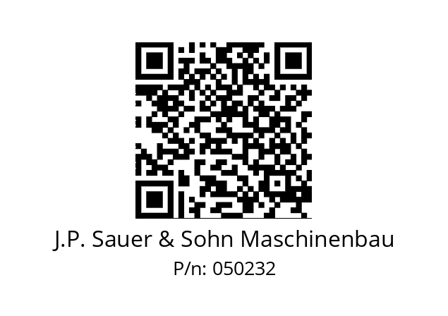   J.P. Sauer & Sohn Maschinenbau 050232