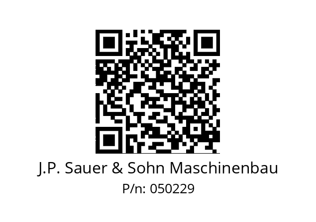   J.P. Sauer & Sohn Maschinenbau 050229