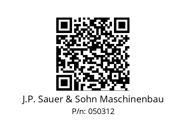   J.P. Sauer & Sohn Maschinenbau 050312