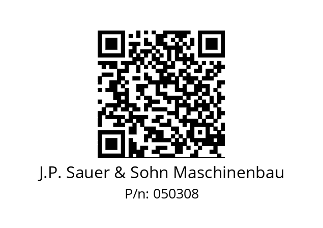   J.P. Sauer & Sohn Maschinenbau 050308