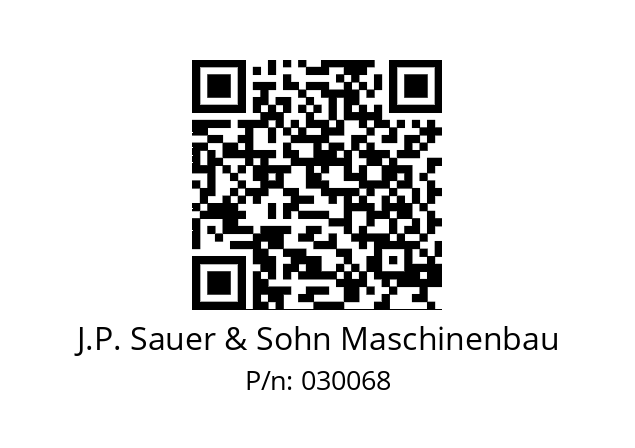   J.P. Sauer & Sohn Maschinenbau 030068