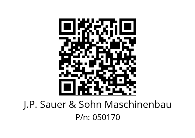   J.P. Sauer & Sohn Maschinenbau 050170