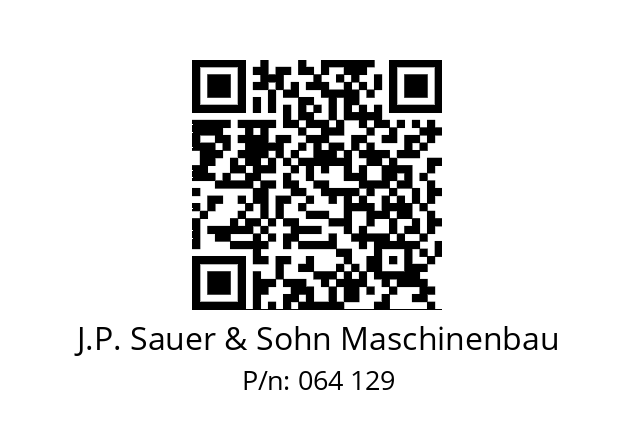   J.P. Sauer & Sohn Maschinenbau 064 129