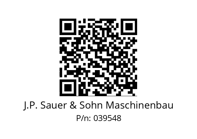   J.P. Sauer & Sohn Maschinenbau 039548