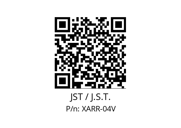  1667582 JST / J.S.T. XARR-04V