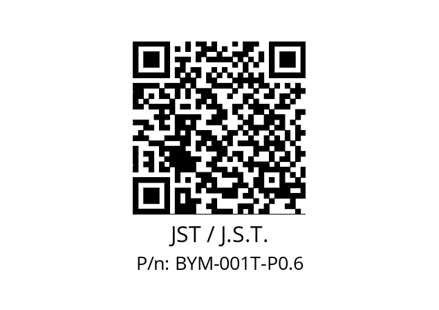   JST / J.S.T. BYM-001T-P0.6