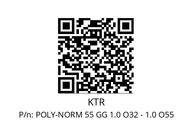   KTR POLY-NORM 55 GG 1.0 O32 - 1.0 O55