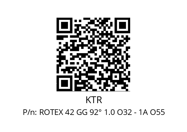   KTR ROTEX 42 GG 92° 1.0 O32 - 1A O55