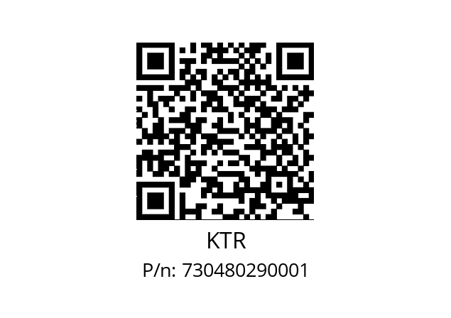   KTR 730480290001