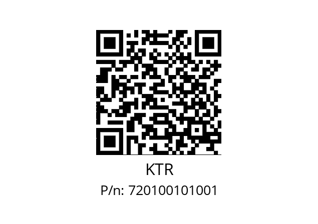   KTR 720100101001