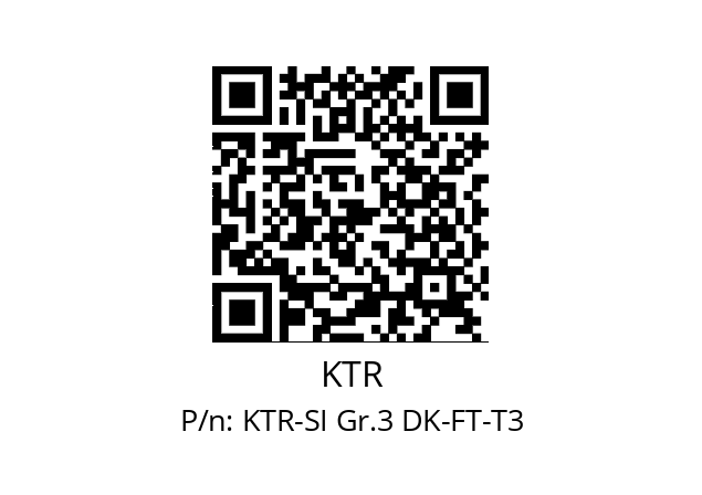   KTR KTR-SI Gr.3 DK-FT-T3