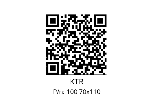   KTR 100 70x110