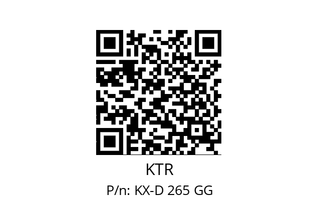   KTR KX-D 265 GG