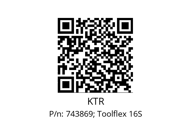   KTR 743869; Toolflex 16S