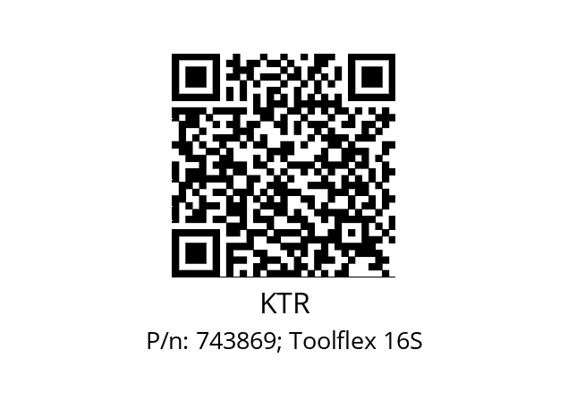   KTR 743869; Toolflex 16S