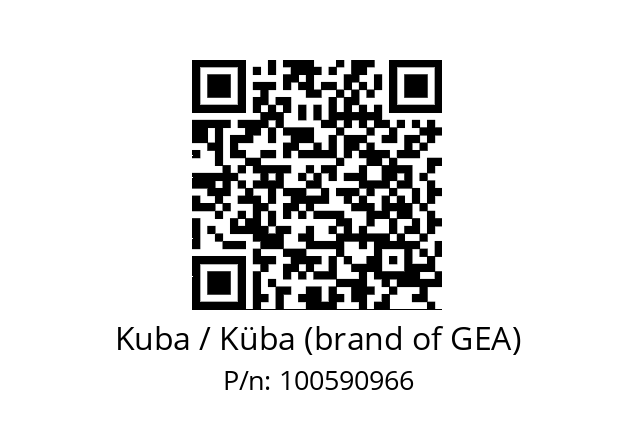   Kuba / Küba (brand of GEA) 100590966