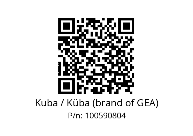   Kuba / Küba (brand of GEA) 100590804