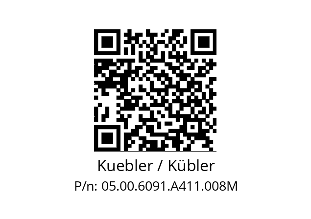   Kuebler / Kübler 05.00.6091.A411.008M