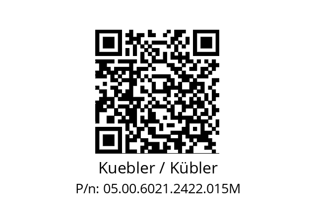   Kuebler / Kübler 05.00.6021.2422.015M