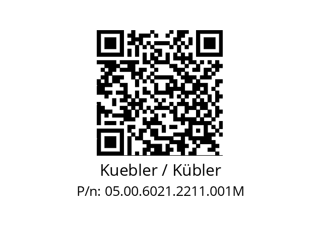   Kuebler / Kübler 05.00.6021.2211.001M