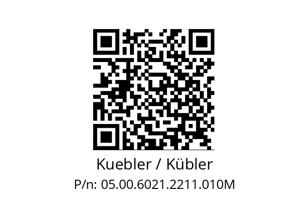   Kuebler / Kübler 05.00.6021.2211.010M