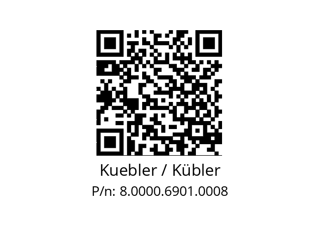   Kuebler / Kübler 8.0000.6901.0008