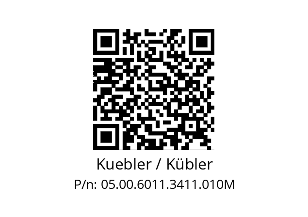   Kuebler / Kübler 05.00.6011.3411.010M