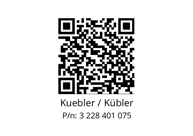   Kuebler / Kübler 3 228 401 075