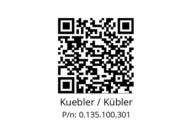   Kuebler / Kübler 0.135.100.301