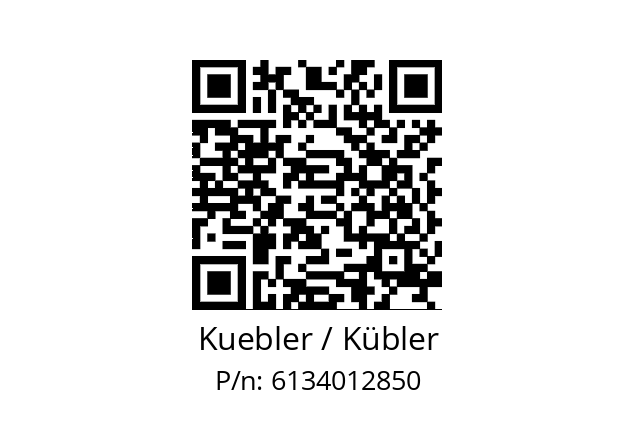   Kuebler / Kübler 6134012850